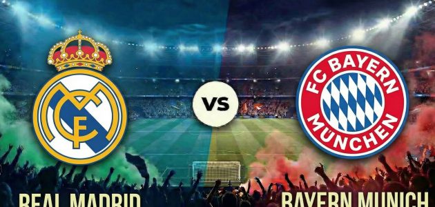 التشكيلة الرسمية لمباراة بايرن ميونيخ وريال مدريد بإياب ربع نهائي دوري أبطال أوروبا